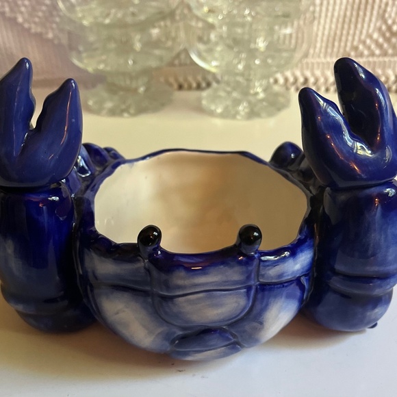 Blue Sky Crab Dip Dish w/ Spreaders 2015 - Picture 1 of 4